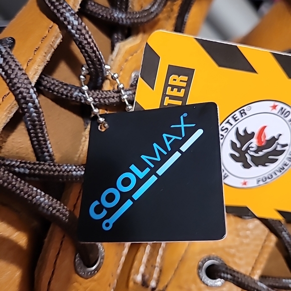 Rockrooster Workboots Tan Composite toe Coolmax 14 Roofer - Picture 8 of 12